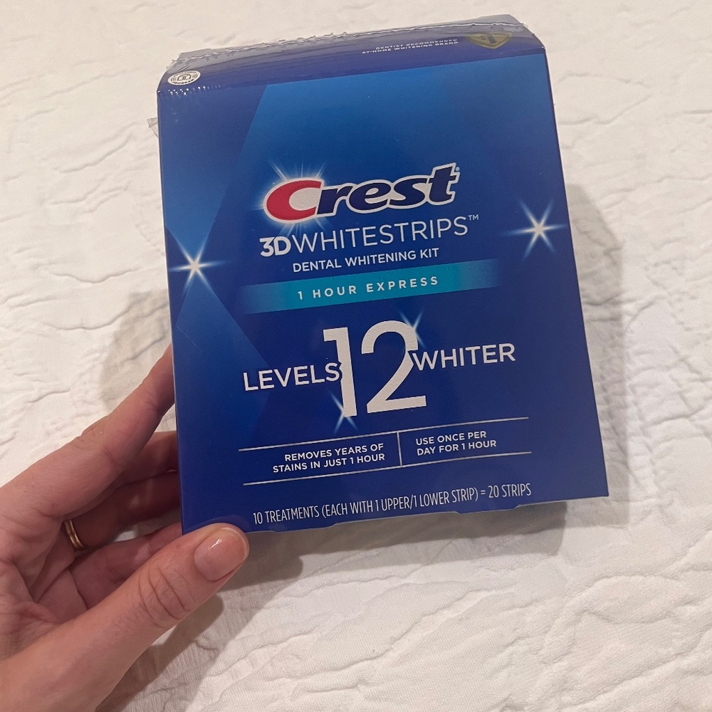 Crest 3D WHITESTRIPS, 1 hour express, 10 Treatments